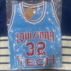 Louisiana Tech Blue and Red Jersey Karl Malone